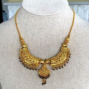 Bollywood Indian Gold Tone Neckkace